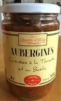 Quantité de sucre dans Aubergines cuisinées à la tomate et au basilic