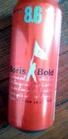 Sucre et nutriments contenus dans Boris bold