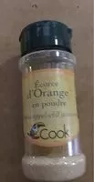 Zuckermenge drin ÉCORCE d'ORANGE moulue 