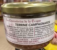 Sucre et nutriments contenus dans Les charcuteries de la trappe