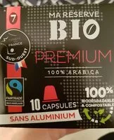 Quantité de sucre dans Café premium