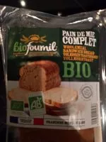 Suhkru kogus sees Pain de mie complet bio