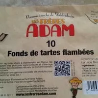入っている砂糖の量 Fonds pour flammenkuche