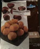 Cantidad de azúcar en Marrons entiers surgelés
