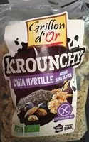Zuckermenge drin Krounchy Chia Myrtilles