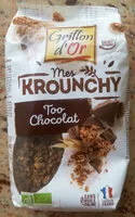 İçindeki şeker miktarı Krounchy too chocolat