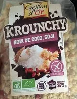 Amount of sugar in Krounchy Noix de Coco, Goji