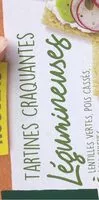 入っている砂糖の量 Tartines craquantes légumineuses