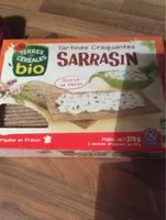 入っている砂糖の量 Tartines Craquantes Sarrasin Bio sans gluten
