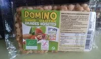 Sokerin määrä sisällä Domino Amandes Noisettes