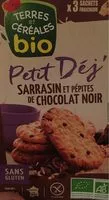 入っている砂糖の量 Petit déj sarrasin et chocolat