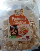 İçindeki şeker miktarı Protéines de soja gros