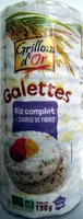 Amount of sugar in Galettes Riz Complet