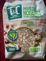 Suhkru kogus sees Muesli croustillant -Raisins figues noix du Brésil