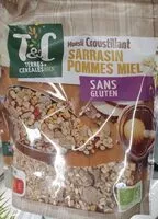 Suhkru kogus sees Muesli Croustillant Sarassin Pommes Miel