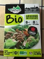 चीनी की मात्रा Gésiers de Poulet Bio