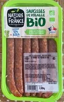 Cantidad de azúcar en Saucisse de volaille bio