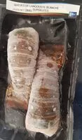 含糖量 Queues de langouste blanche crues surgelées