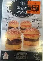 Mini hamburgers surgeles