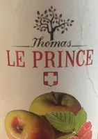 Sucre et nutriments contenus dans Thomas le prince