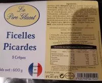 入っている砂糖の量 Ficelle picarde