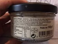 Sokerin määrä sisällä Terrine Charles Antona Corsica à la chataigne 140gr