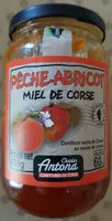 Sokerin määrä sisällä Confiture Peche Abricot