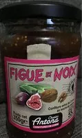 Amount of sugar in Figue et Noix