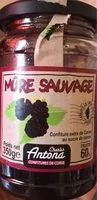 Amount of sugar in Mûre sauvage Confiture extra de Corse au sucre de canne