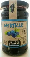 Amount of sugar in Myrtille - Confiture extra de Corse au sucre de canne