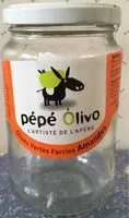 Quantité de sucre dans Olives vertes farcies amandes