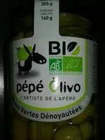 Sucre et nutriments contenus dans Pepe olivo