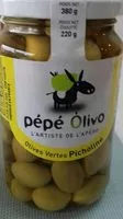 Quantité de sucre dans Pépé olivio