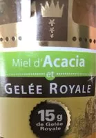 Jumlah gula yang masuk Miel d'acacia et gelee royale