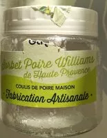 Sokerin määrä sisällä Sorbet poire Williams