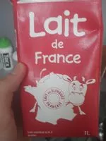 İçindeki şeker miktarı Lait De France Whole Milk 3.5% Fat