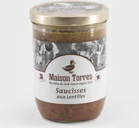 चीनी की मात्रा Saucisses aux Lentilles