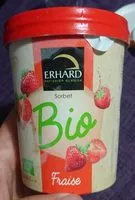 चीनी की मात्रा Sorbet Bio à la fraise
