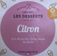 Jumlah gula yang masuk Sorbet citron