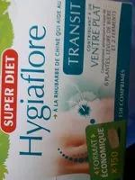 Suhkru kogus sees Hygiaflore Transit - 150 Comprimés - Super Diet