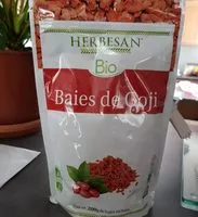 Suhkru kogus sees Baies de goji