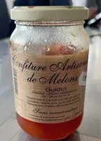 入っている砂糖の量 Confiture melon