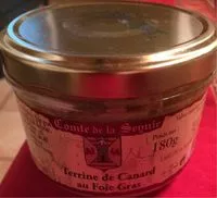 Jumlah gula yang masuk Terrine de canard au foie gras