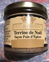 Suhkru kogus sees Terrine de Noël Façon Pain d’Épices
