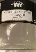 Cantidad de azúcar en Cassoulet au confit de canard