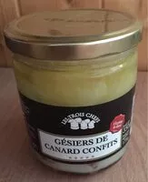 Cantidad de azúcar en Gésiers de canard confits