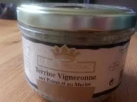 Suhkru kogus sees Terrine Vigneronne au poires et au merlot
