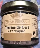 Suhkru kogus sees Terrine de Cerf à l’Armagnac