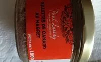 入っている砂糖の量 Rillettes de canard aux magret