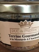 Suhkru kogus sees Terrine gourmande à la moutarde à l'ancienne